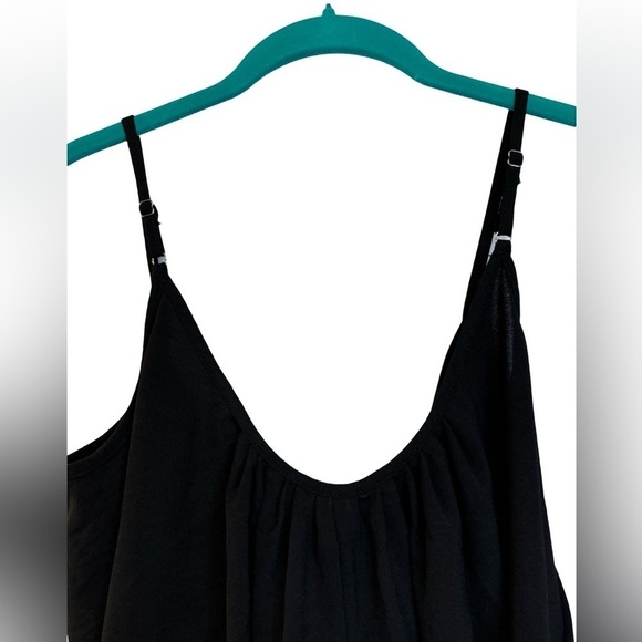 Emery Rose Black Sleeve Short Romper Size S NWT ☀️ - Picture 11 of 16